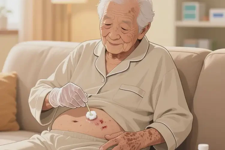 高齡老人肚子容易起濕疹不管它會(huì)自己自愈嗎(圖4)