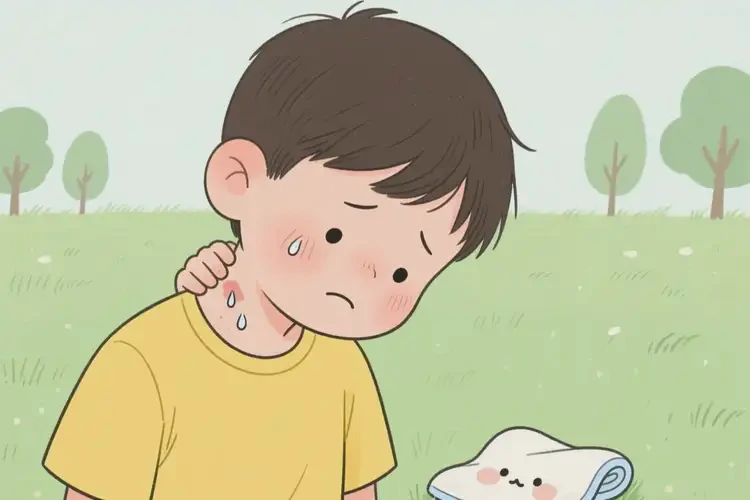小學生脖子長濕疹能不能徹底自愈(圖3)