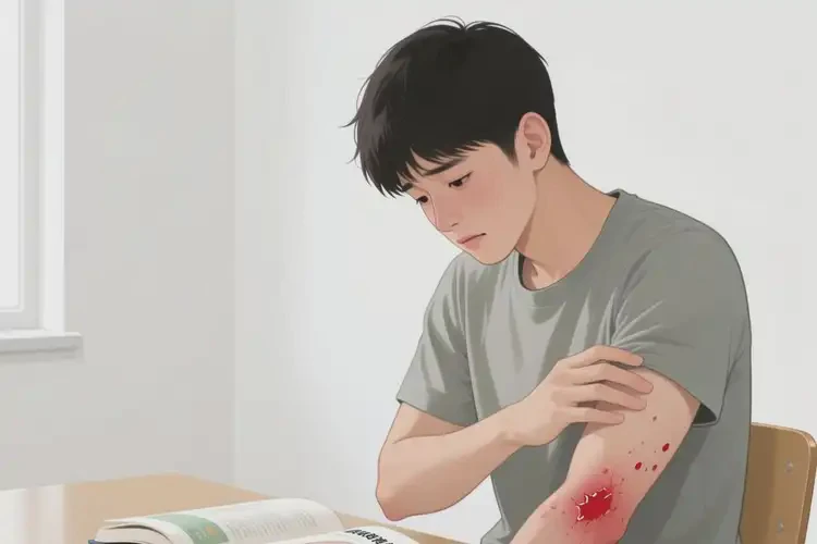 大學(xué)生四肢偶爾起濕疹不管它會(huì)自己自愈嗎(圖4)