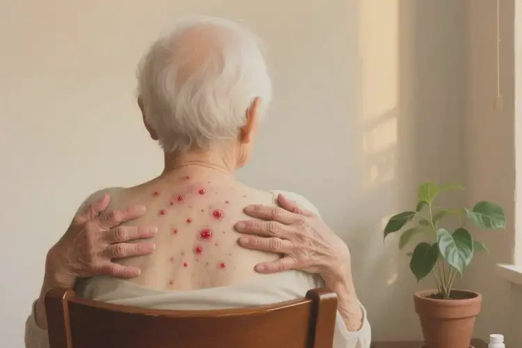 老年人身上經(jīng)常長濕疹不管它會(huì)自己自愈嗎(圖4)