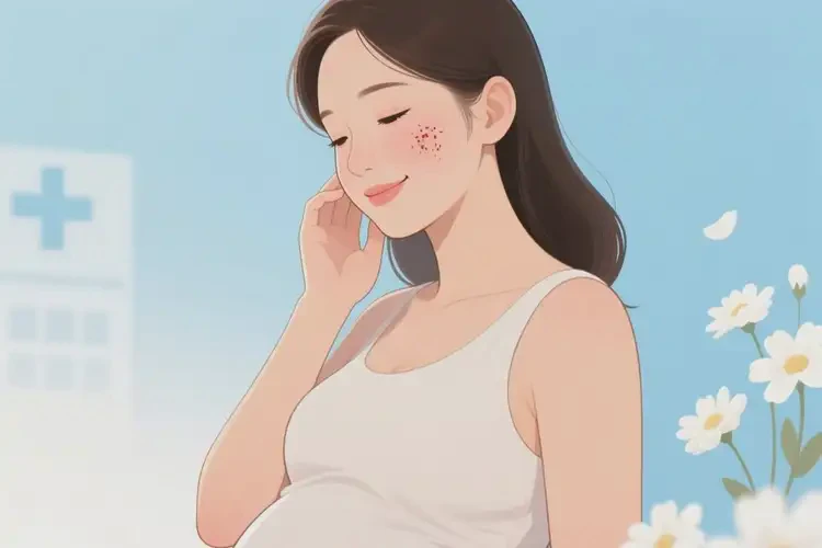 孕婦面部容易長濕疹不管它會(huì)自己痊愈嗎(圖4)