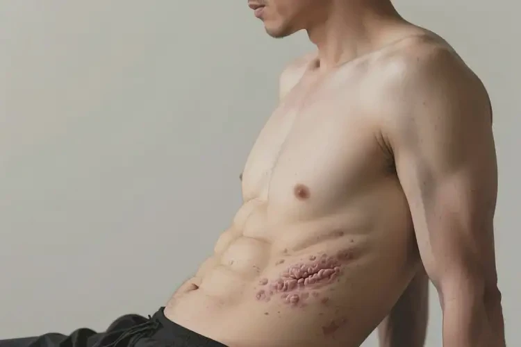 男生肚子上出現(xiàn)濕疹可以徹底自愈嗎(圖3)