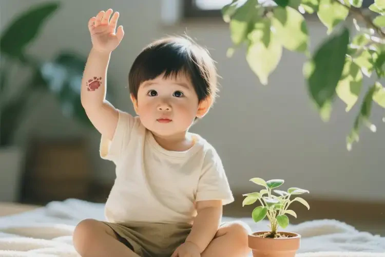 孩子手臂上長濕疹能徹底自愈嗎(圖3)