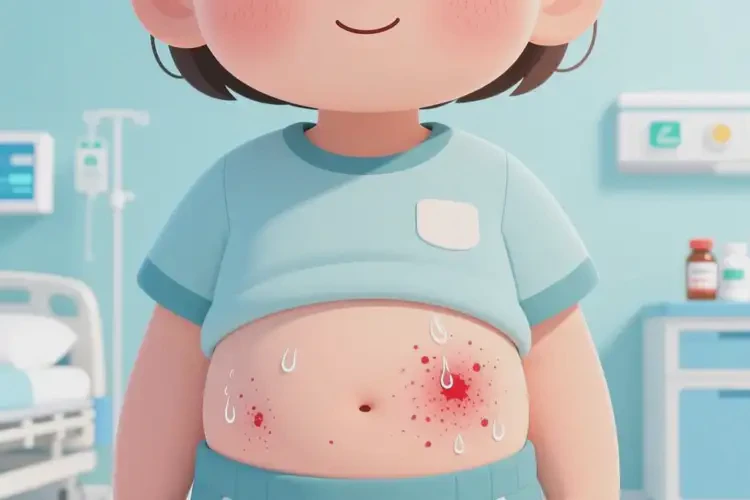 儿童肚子上容易长湿疹能靠自己自愈吗(图2)