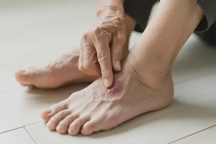 老人腳上偶爾長(zhǎng)濕疹可以徹底自愈嗎(圖2)