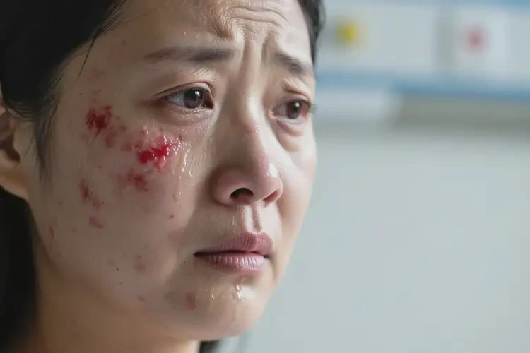 產(chǎn)婦臉上有濕疹能徹底自愈嗎(圖1)