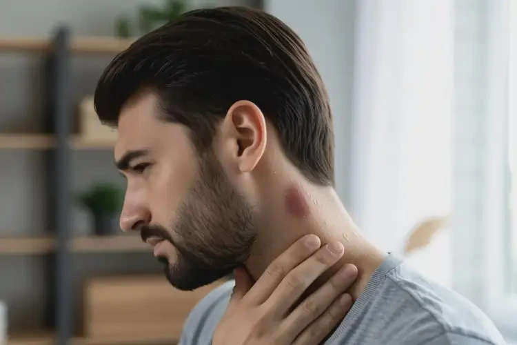 男人脖子上經(jīng)常長濕疹可以徹底自愈嗎(圖2)