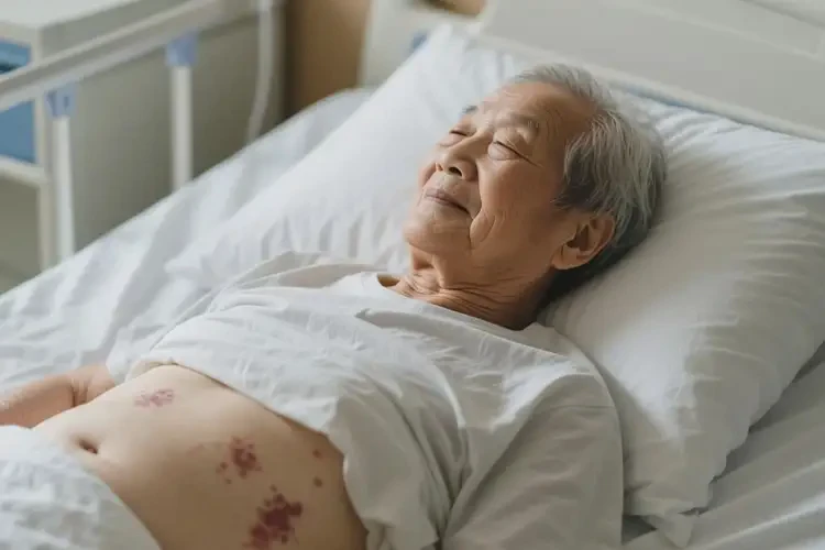 老人肚子上长湿疹可以彻底自愈吗(图1)