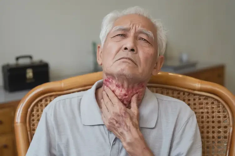 高齡老人脖子經(jīng)常長濕疹不管它會自己好嗎(圖4)