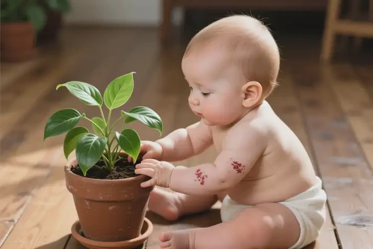 小兒身上容易起濕疹不管它會(huì)自己痊愈嗎(圖2)