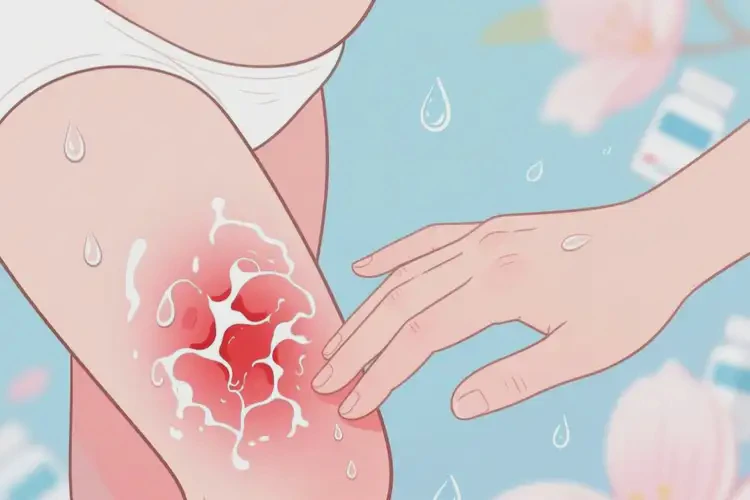 產(chǎn)婦大腿上容易長(zhǎng)濕疹不管它會(huì)自己自愈嗎(圖1)