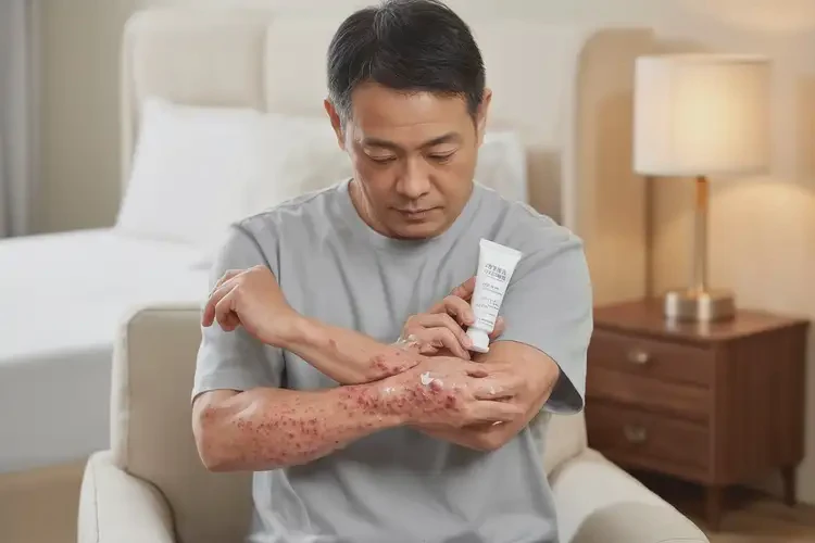 男人全身出濕疹能不能徹底自愈(圖1)