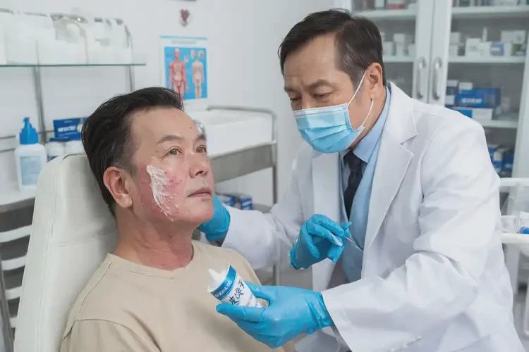 男人面部經(jīng)常起濕疹不管它會(huì)自己自愈嗎(圖3)