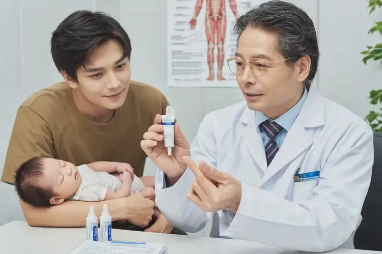 孩子臉上偶爾起濕疹可以徹底自愈嗎(圖1)