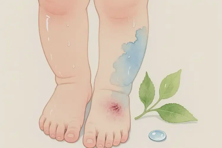 小兒小腿上經(jīng)常起濕疹能徹底自愈嗎(圖3)