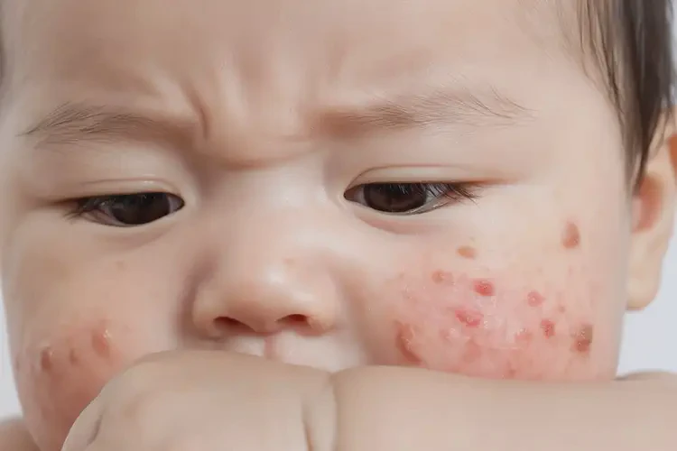 寶寶屁股上偶爾起濕疹能徹底自愈嗎(圖4)