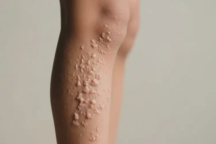 小孩小腿有濕疹不管它會(huì)自己痊愈嗎(圖2)