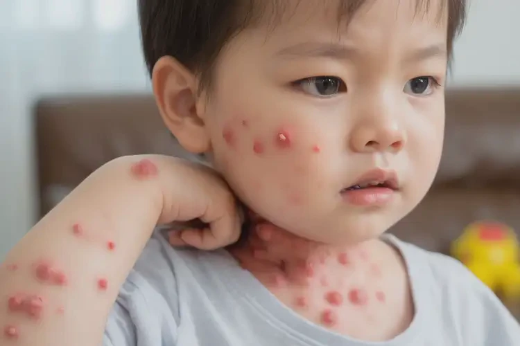 小兒脖子上容易起濕疹不管它會(huì)自己自愈嗎(圖4)