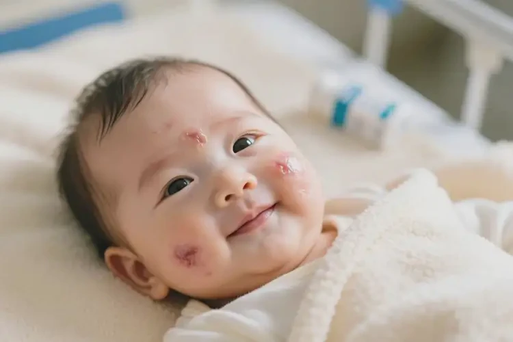 小兒臉上容易長濕疹可不可以徹底自愈(圖2)