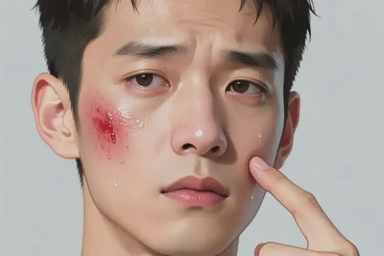 男性面部容易起濕疹不管它會自己自愈嗎(圖4)