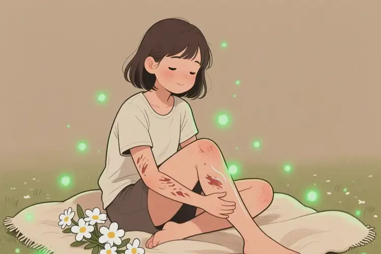 女生身上容易起濕疹能靠自己自愈嗎(圖1)