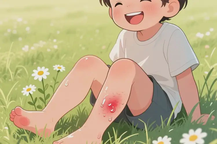 孩子小腿上偶爾長濕疹不管它會自己痊愈嗎(圖3)