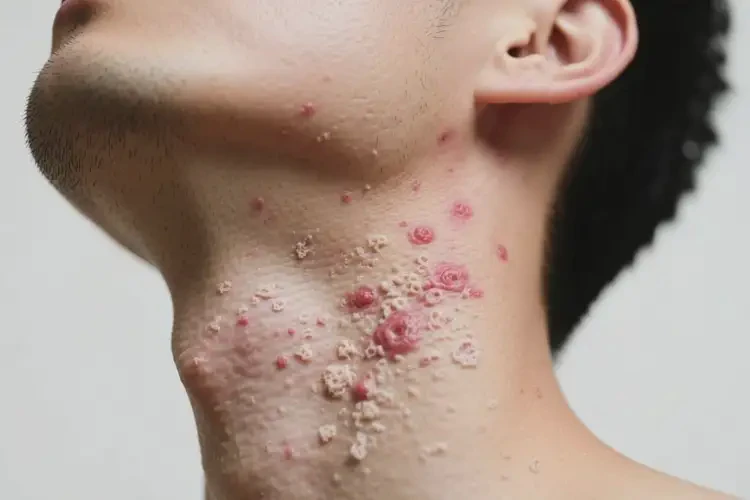 男人脖子上容易起濕疹能不能徹底自愈(圖2)