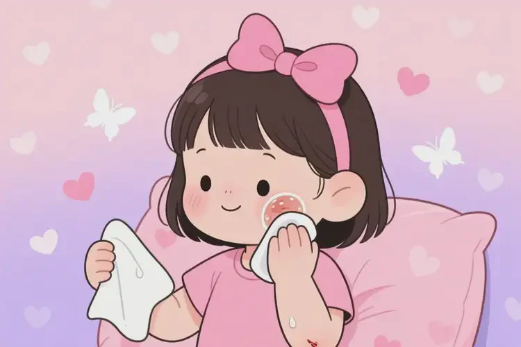 兒童臉上容易起濕疹不管它會自己好嗎(圖1)