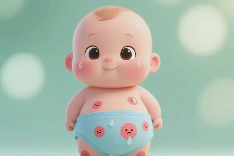 嬰兒屁股上起濕疹能靠自己自愈嗎(圖1)