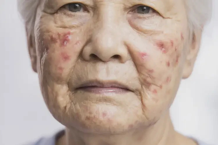 老年人臉上出現(xiàn)濕疹能靠自己自愈嗎(圖4)