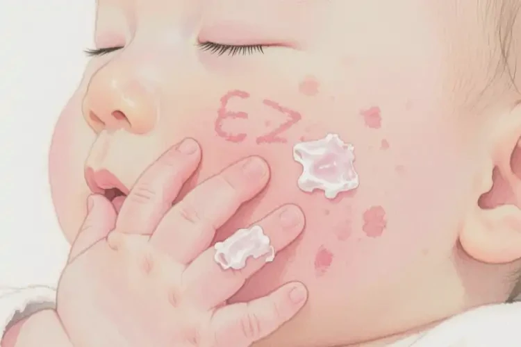 小兒臉上偶爾長濕疹能靠自己自愈嗎(圖3)
