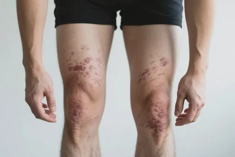 男性四肢出濕疹不管它會(huì)自己好嗎(圖2)