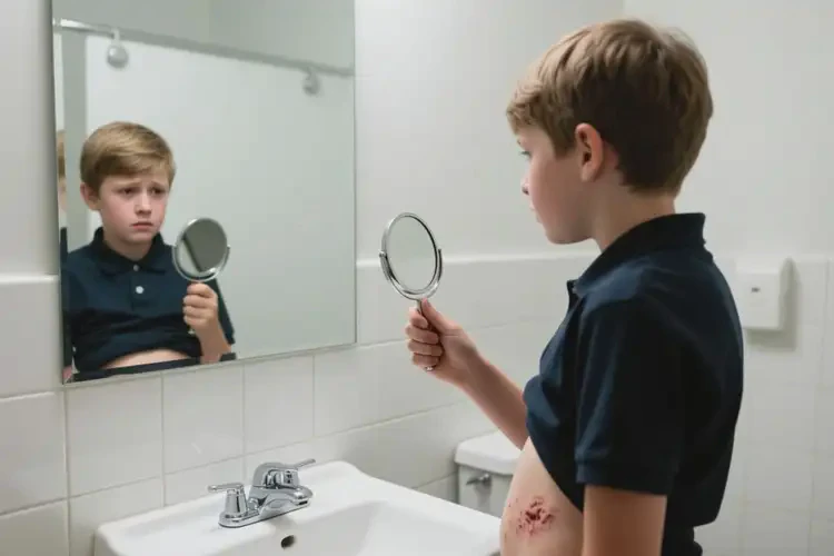 中學(xué)生肚子起濕疹不管它會自己好嗎(圖2)