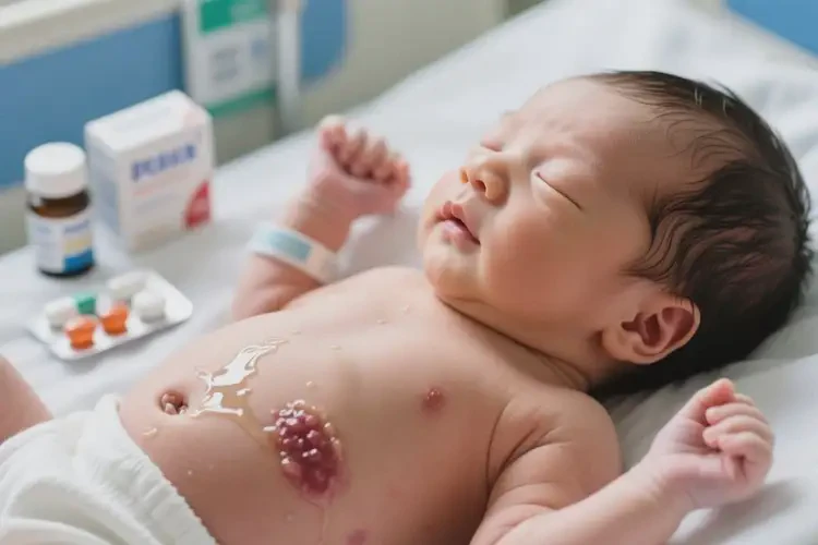新生兒肚子上長濕疹可不可以徹底自愈(圖3)
