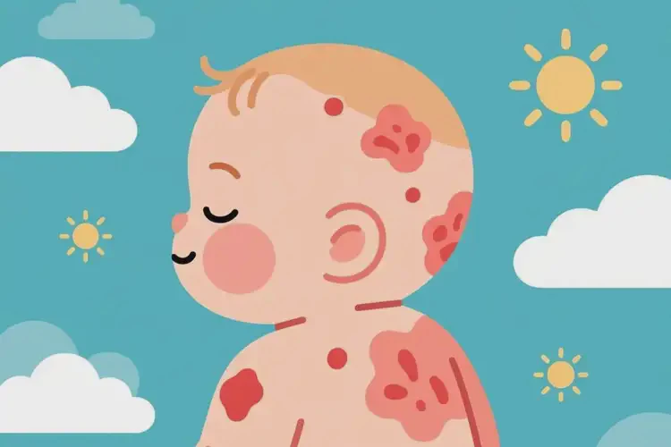小兒全身容易長(zhǎng)濕疹能靠自己自愈嗎(圖2)