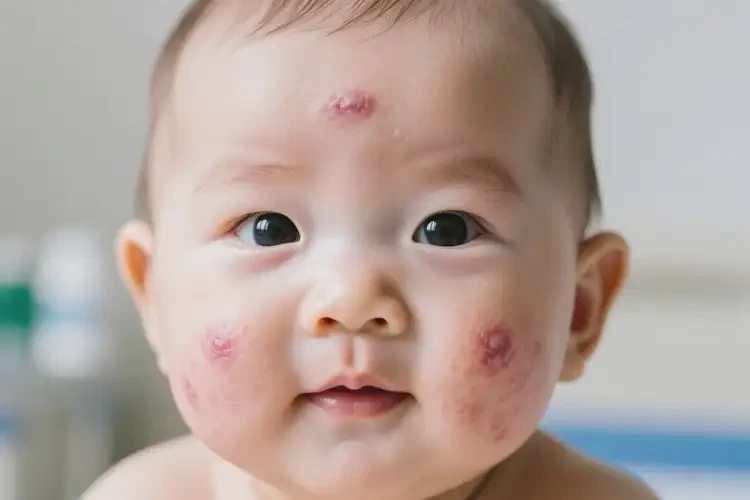 嬰兒面部出現(xiàn)濕疹可不可以徹底自愈(圖2)