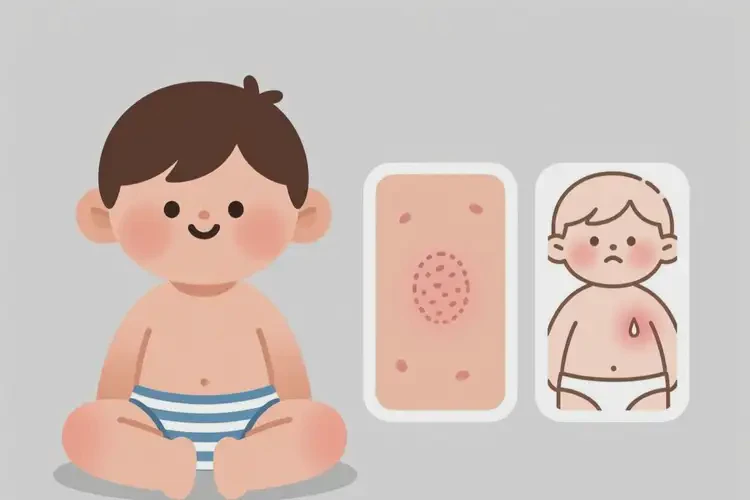 孩子肛周偶爾長濕疹不管它會自己好嗎(圖1)