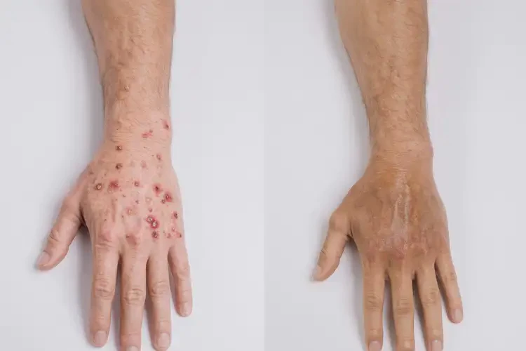 男生手上長濕疹不管它會自己痊愈嗎(圖2)