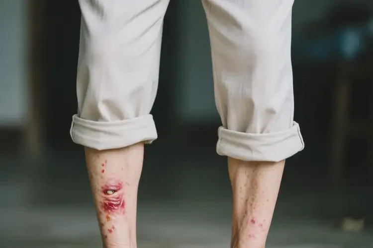 老人小腿容易長濕疹不管它會自己痊愈嗎(圖3)