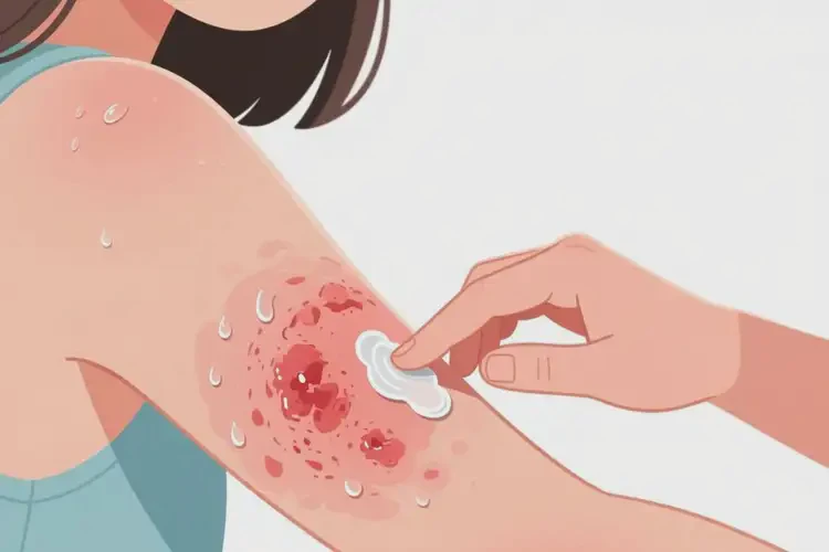 女生手臂上容易起濕疹能徹底自愈嗎(圖3)