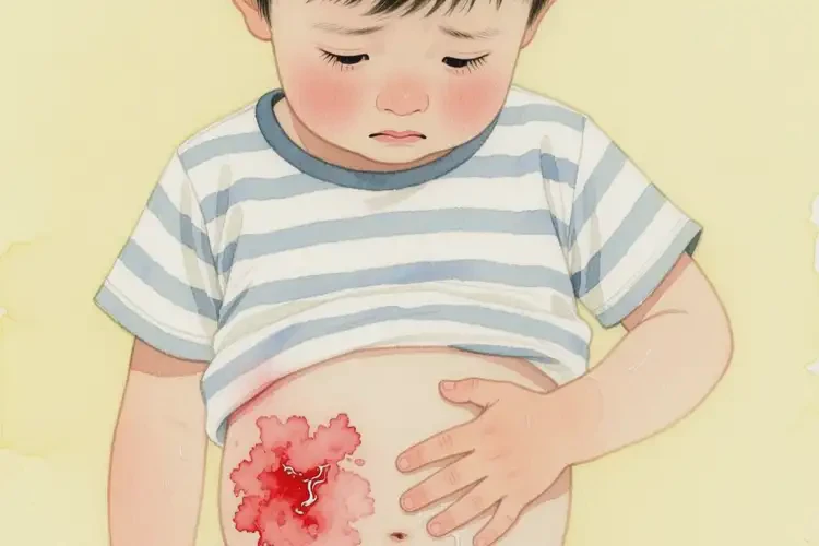 少兒肚子上容易起濕疹不管它會自己自愈嗎(圖1)