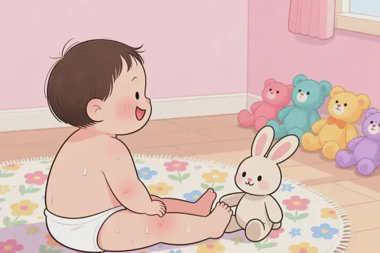 幼兒大腿上容易長濕疹能靠自己自愈嗎(圖2)