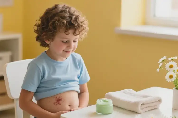 小學(xué)生肚子容易起濕疹可不可以徹底自愈(圖1)