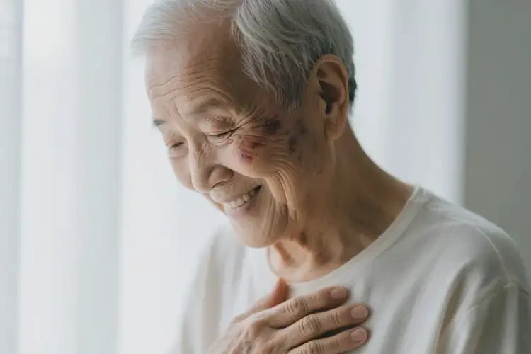 高齡老人面部出現(xiàn)濕疹可不可以徹底自愈(圖2)