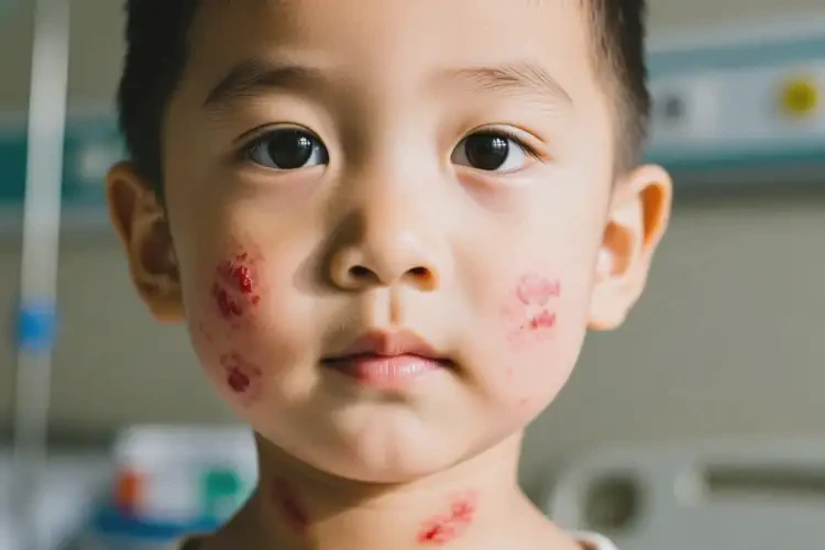 小孩脖子上經(jīng)常起濕疹不管它會自己痊愈嗎(圖4)