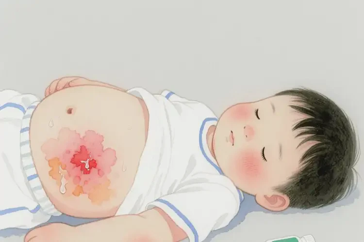 少兒肚子上起濕疹不管它會自己痊愈嗎(圖2)