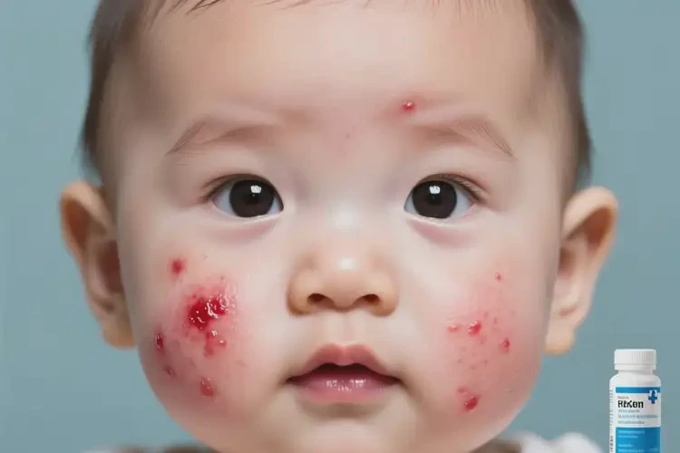 嬰兒面部出現(xiàn)濕疹可不可以徹底自愈(圖1)