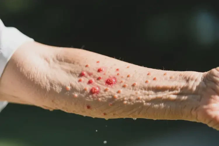 高齡老人手臂上出濕疹能徹底自愈嗎(圖1)