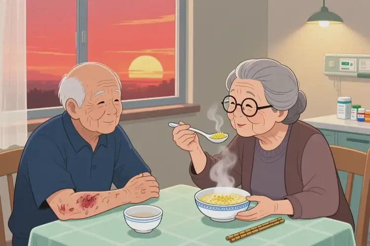 老人身上容易長濕疹可以徹底自愈嗎(圖2)