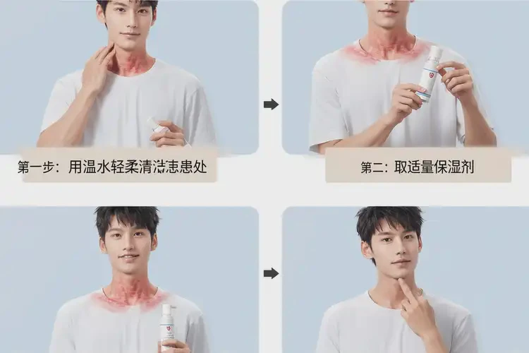 青年人脖子上出現(xiàn)濕疹能不能徹底自愈(圖2)